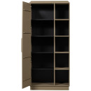 Woood Lowen Pine Storage Cabinet in Mud from Accessories for the Home