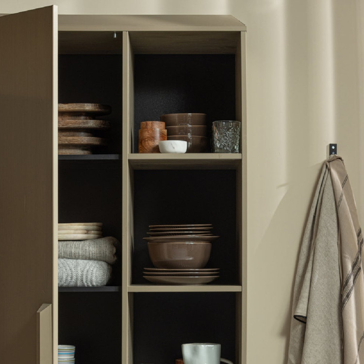 Woood Lowen Pine Storage Cabinet in Mud from Accessories for the Home