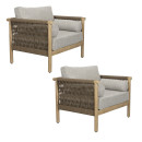 Dutchbone Oasis Outdoor Armchairs - Set of 2 from Accessories for the Home