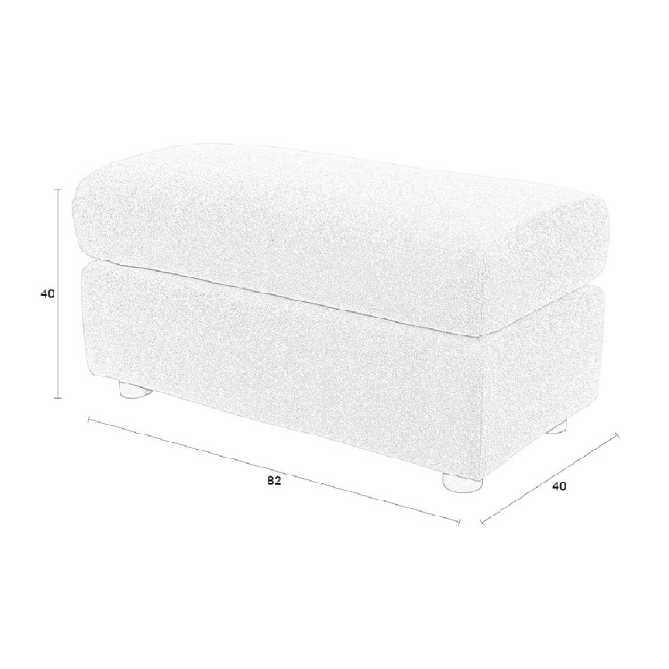 Zuiver Mississippi Outdoor Footstool from Accessories for the Home