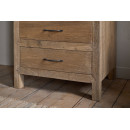 Iya Reclaimed Wood Tall Boy Chest of Drawers - Natural from Accessories for the Home