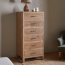 Iya Reclaimed Wood Tall Boy Chest of Drawers - Natural from Accessories for the Home