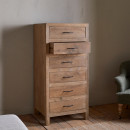 Iya Reclaimed Wood Tall Boy Chest of Drawers - Natural from Accessories for the Home
