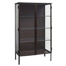 Nordal Oregon Iron and Glass Display Cabinet from Accessories for the Home