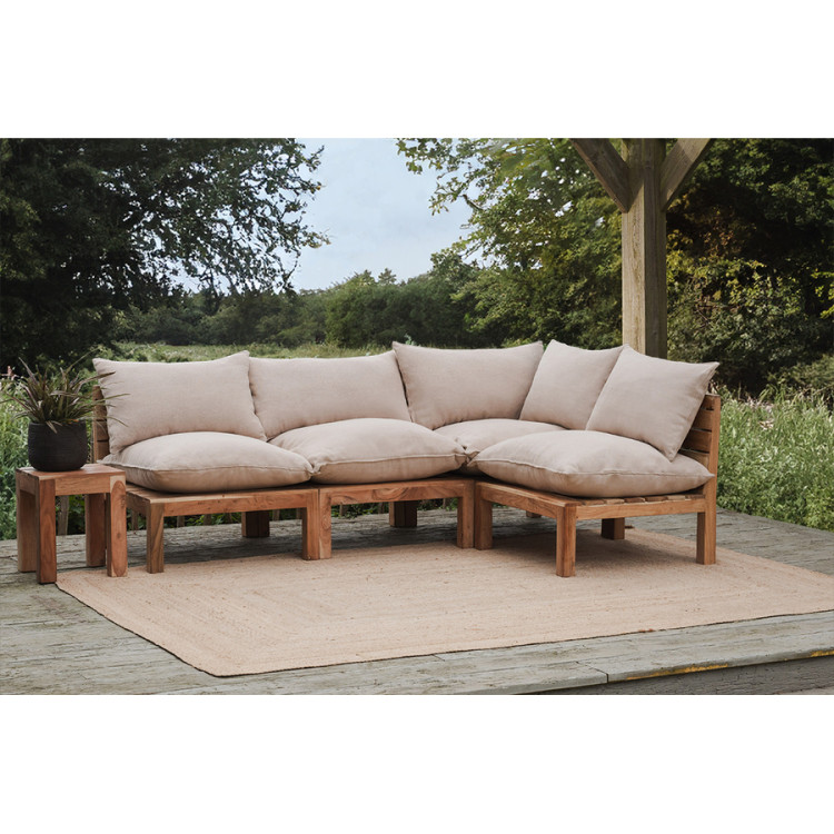Anbarasi Acacia Wood Modular Sofa from Accessories for the Home