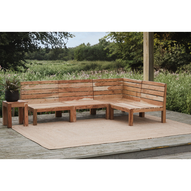 Anbarasi Acacia Wood Modular Sofa from Accessories for the Home