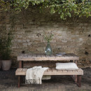 Oso Wood and Iron Outdoor Bench from Accessories for the Home