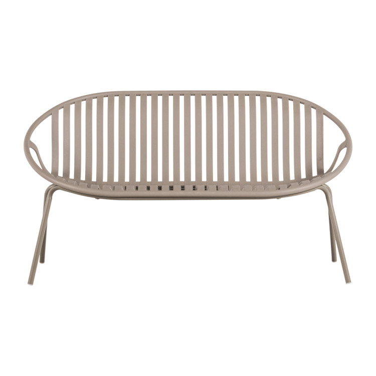 Bruce 2-Seater Outdoor Bench - Sand or Purple/Brown from Accessories for the Home