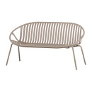 Bruce 2-Seater Outdoor Bench - Sand or Purple/Brown from Accessories for the Home