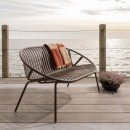 Bruce 2-Seater Outdoor Bench - Sand or Purple/Brown from Accessories for the Home