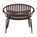 Bruce Outdoor Lounge Chair & Footstool - Salmon Pink or Purple/Brown from Accessories for the Home