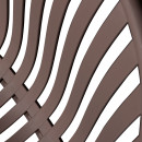 Bruce Outdoor Lounge Chair & Footstool - Salmon Pink or Purple/Brown from Accessories for the Home