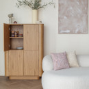 Almira High Storage Cabinet - Oak or Walnut from Accessories for the Home
