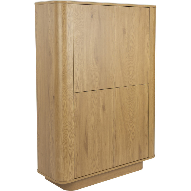 Almira High Storage Cabinet - Oak or Walnut from Accessories for the Home