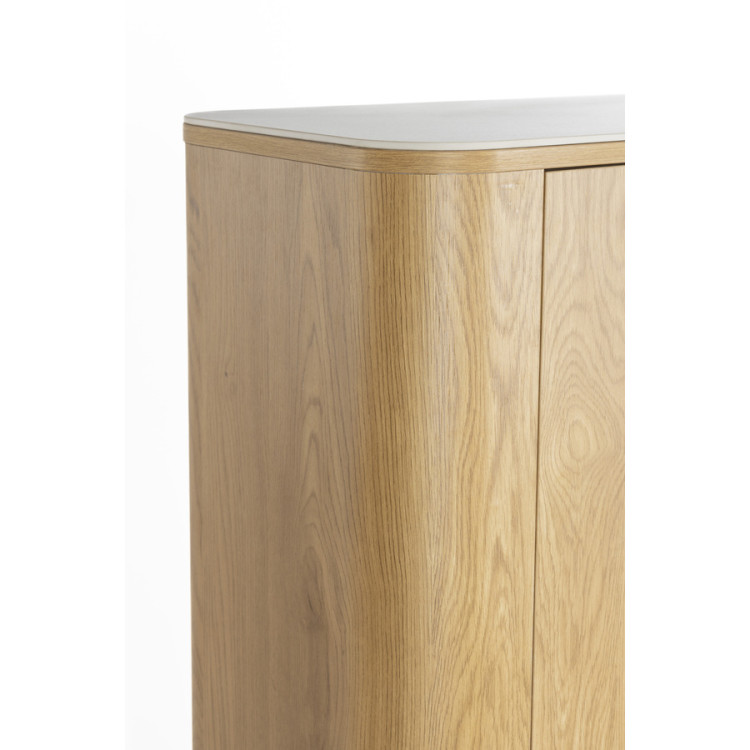 Almira High Storage Cabinet - Oak or Walnut from Accessories for the Home