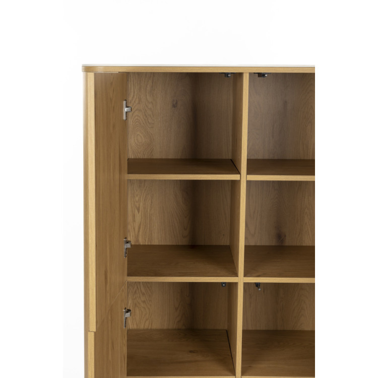 Almira High Storage Cabinet - Oak or Walnut from Accessories for the Home