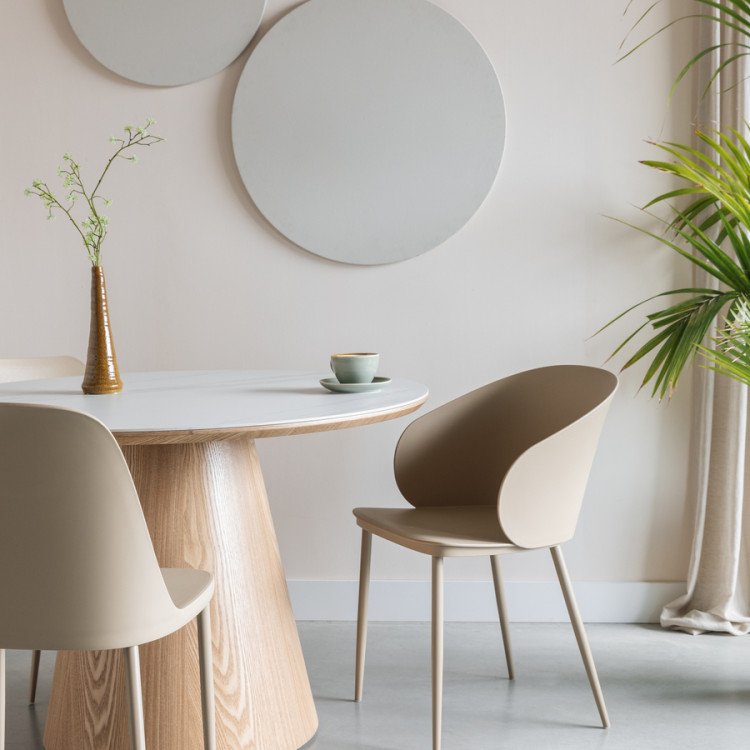 Almira Round Dining Table - Oak from Accessories for the Home