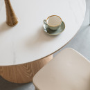 Almira Round Dining Table - Oak or Walnut from Accessories for the Home