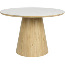 Almira Round Dining Table - Oak from Accessories for the Home