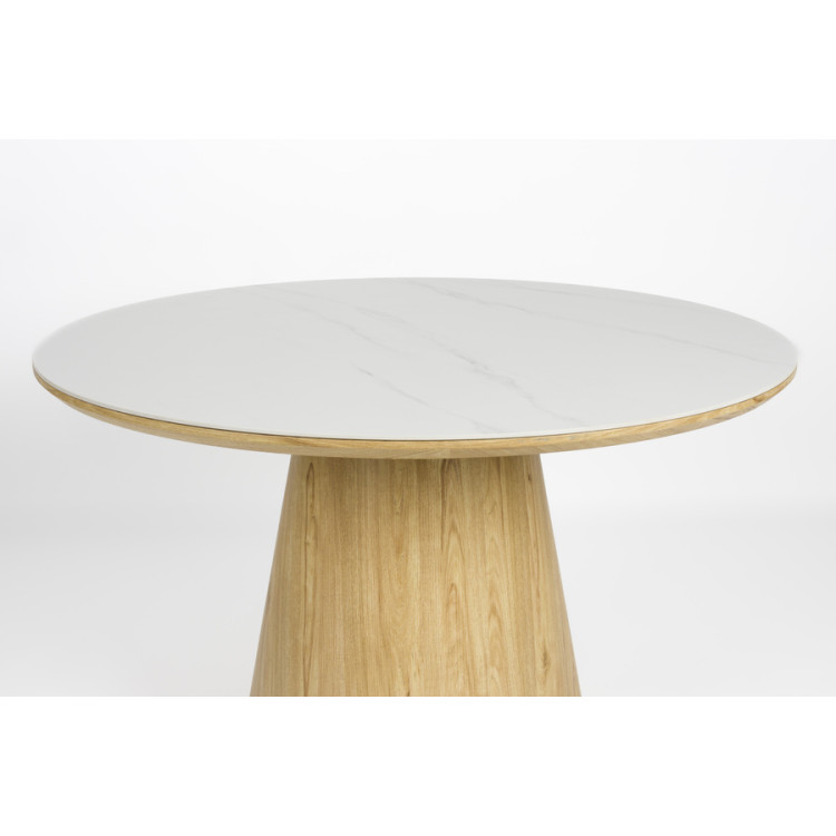 Almira Round Dining Table - Oak from Accessories for the Home