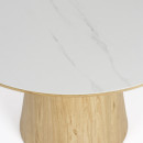 Almira Round Dining Table - Oak from Accessories for the Home