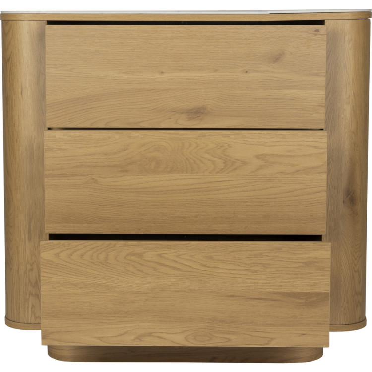 Almira Chest of Drawers - Oak or Walnut from Accessories for the Home