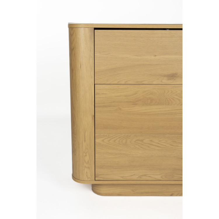Almira Chest of Drawers - Oak or Walnut from Accessories for the Home