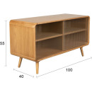 Zuiver Rise Sideboard Medium - Walnut or Natural from Accessories for the Home
