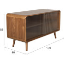 Zuiver Rise Sideboard Medium - Walnut or Natural from Accessories for the Home
