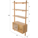 Zuiver Rise Shelf - Walnut or Natural from Accessories for the Home