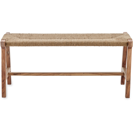 Amhara Acacia & Jute Woven Bench from Accessories for the Home
