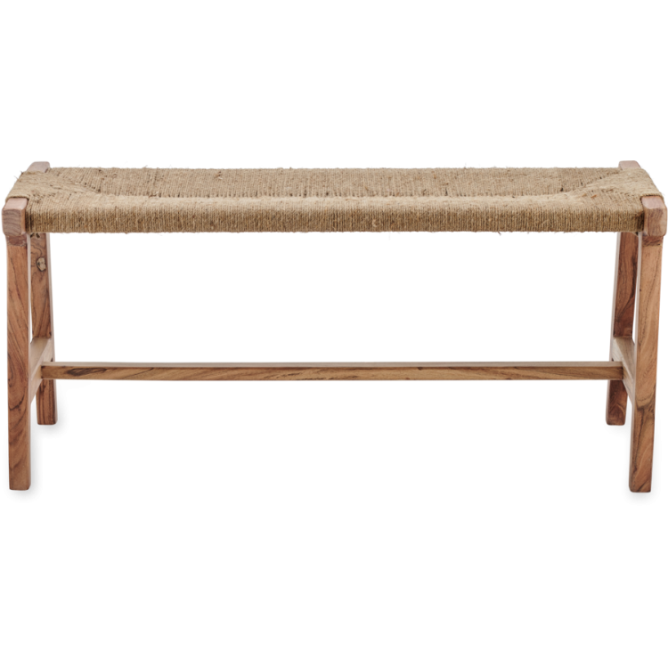 Amhara Acacia & Jute Woven Bench from Accessories for the Home