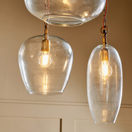 Otoro Statement Recycled Glass Cluster Pendant from Accessories for the Home 2