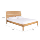 Zuiver Storm Natural Bed (160cm or 180cm) from Accessories for the Home