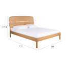 Zuiver Storm Natural Bed (160cm or 180cm) from Accessories for the Home
