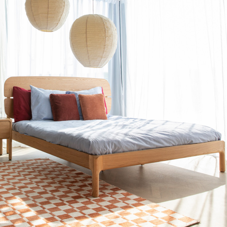 Zuiver Storm Natural Bed (160cm or 180cm) from Accessories for the Home