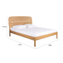 Zuiver Storm Webbing Natural Bed (160cm or 180cm) from Accessories for the Home