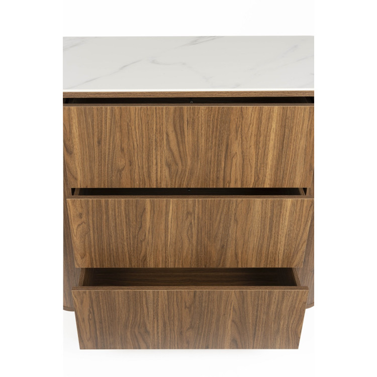 Almira Chest of Drawers - Oak or Walnut from Accessories for the Home