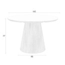 Almira Round Dining Table - Oak or Walnut from Accessories for the Home