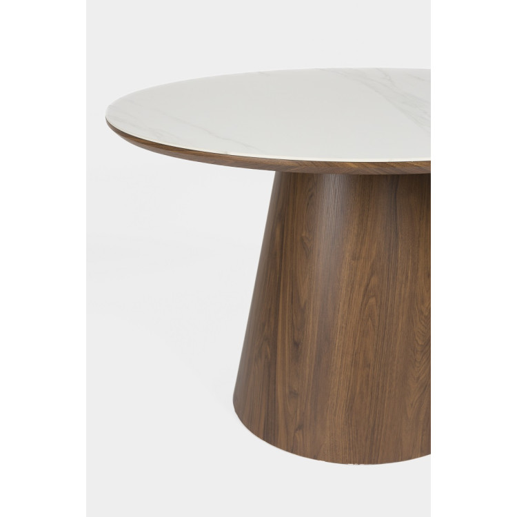 Almira Round Dining Table - Oak or Walnut from Accessories for the Home