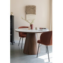 Almira Round Dining Table - Oak or Walnut from Accessories for the Home