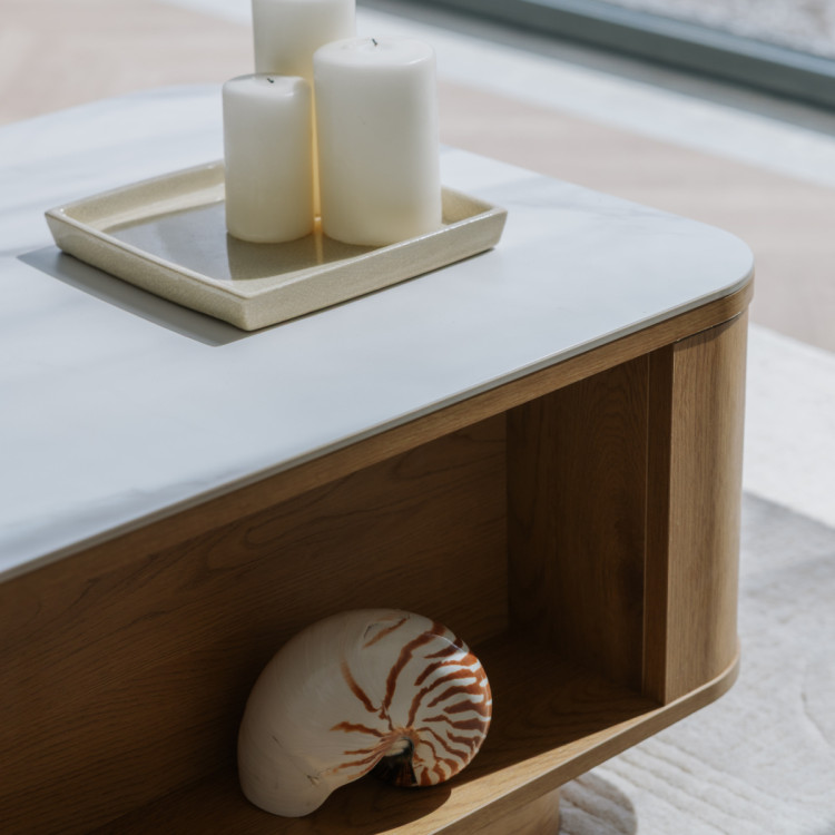 Almira Coffee Table - Oak or Walnut from Accessories for the Home