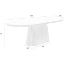 Almira Oval Dining Table - Walnut - 180cm or 200cm from Accessories for the Home