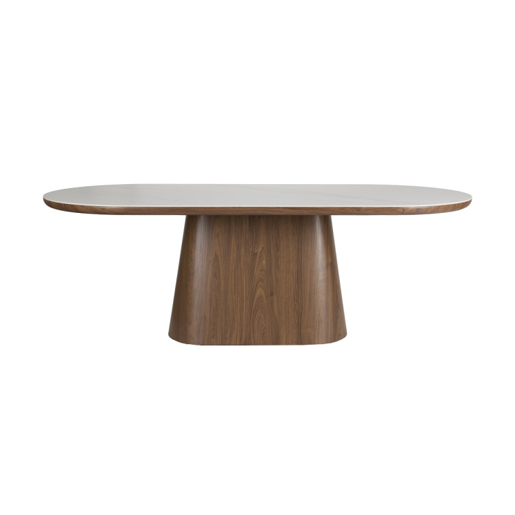 Almira Oval Dining Table - Walnut - 180cm or 200cm from Accessories for the Home
