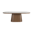 Almira Oval Dining Table - Walnut - 180cm or 200cm from Accessories for the Home