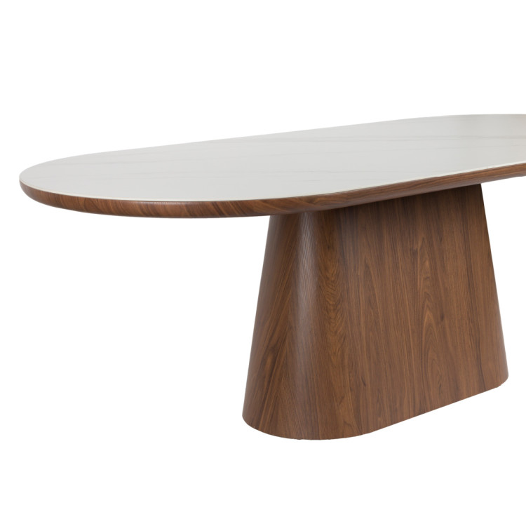 Almira Oval Dining Table - Walnut - 180cm or 200cm from Accessories for the Home