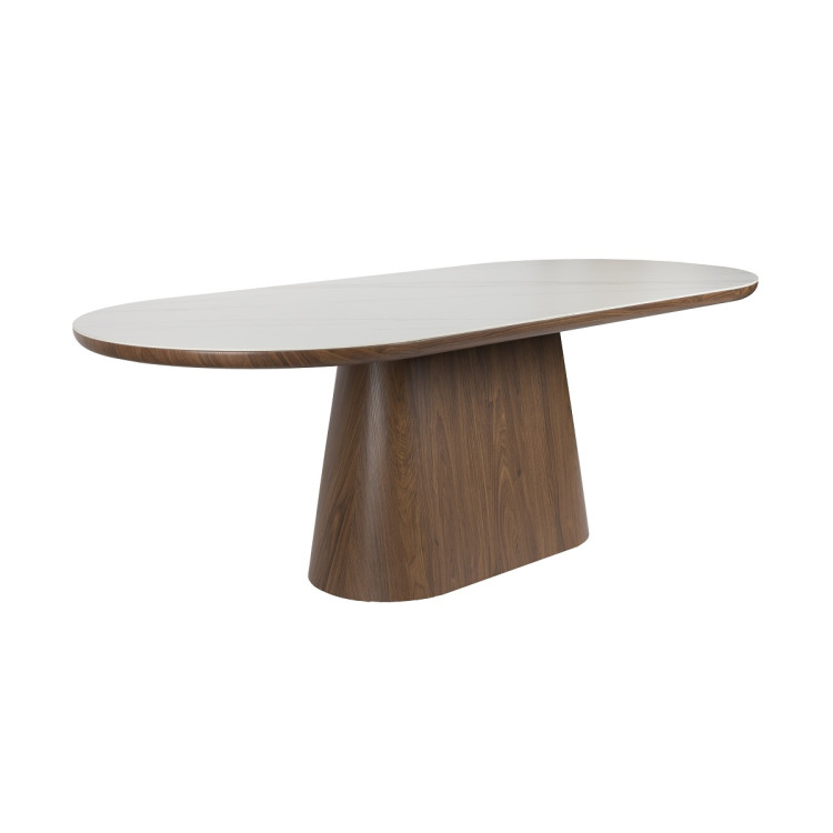 Almira Oval Dining Table - Walnut - 180cm or 200cm from Accessories for the Home