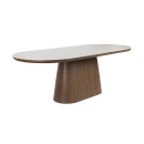 Almira Oval Dining Table - Walnut - 180cm or 200cm from Accessories for the Home