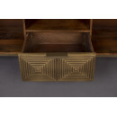 Dutchbone Volan Gold & Mango Wood Sideboard from Accessories for the Home