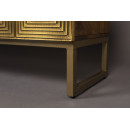 Dutchbone Volan Gold & Mango Wood Sideboard from Accessories for the Home